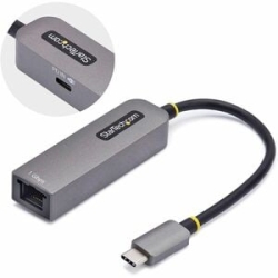 StarTech.com USB-C To Ethernet Adapter, 100W Pd Pass-Through, Nic, USB 3.0 Type-C 1Gbps Multi Speed Network, USB 3.1 RJ45, Windows & Mac - USB-C To Ethernet Adapter Securely Connects To Networks Over CAT5e/RJ45/LAN; 100W Pd Pass-through; Nic; 10/100Mbps/