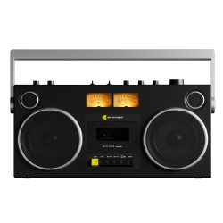 We Are Rewind Getto Blaster Cassette Player & Recorder - Curtis, Black WE-GB-001-B1