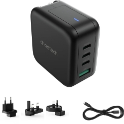 Choetech PD6055 Gan Usb-c + Usb-a 70w Travel Charger (Us/Eu/Uk/Au) ELECHOPD6055