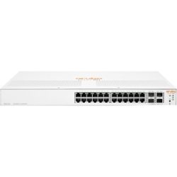 Hpe Instant On 1930 24 Ports Manageable Ethernet Switch - Gigabit Ethernet, 10 Gigabit Ethernet - 10/100/1000Base-T, 10GBase-X - 4 Layer Supported - Modular - 234 W Power Consumption - Optical Fiber, Twisted Pair - 1U - Rack-mountable - Lifetime Limited