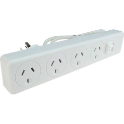 Jackson 4 Outlet Surge Protected Powerboard W/ Master Switch 011.165.5944