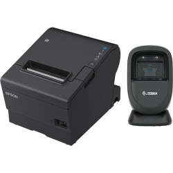Tm-T88Vii-612 Desktop Direct Thermal Printer + Zebra DS9308 Black USB 1BUNDLE-TM-T88VII+DS9308