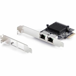 StarTech.com 2-Port 5G Gigabit PCIe Network Adapter Card, 5G/2.5G/1G/100M/10M, PCI Express Nic, Realtek RTL8126, Windows & Linux, Taa - TAA-Compliant Gigabit Network Card With Realtek RTL8126 Chip Adds A 5G Ethernet Interface To A Desktop/server; Feature