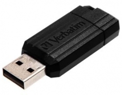 Verbatim 16GB USB2.0 Blk Pinstripe 49063