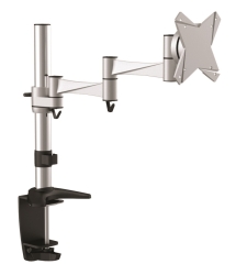 Astrotek Monitor Arm Desk Mount Height Adjustable Stand For Single LCD Display 23.8" 24" 27" 31.5" 32" 8kg 30° Tilt 180° Swivel 360° Pivot Vesa Ls AT-LCDMOUNT-1S