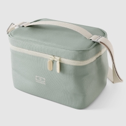 Monbento Arctic Insulated Cooler Lunch Bag - Green Natural MO-39420044