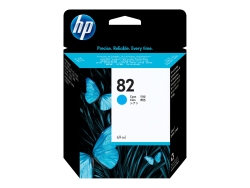 HP 82 69-Ml Cyan Ink Cartridge - 500/800 C4911A