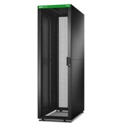 Easy Rack 600mm/42U/1200mm With Roof Side Panel Castors Feet And 4 Brackets No Bottom Black ER6222