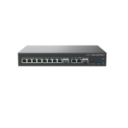 Grandstream GCC6011, 2 X 2.5 Gigabit Sfp Port And 10 X Gigabit Ethernet Ports, Built-in Ip Pbx Provides Voice And Video Communications GCC6011