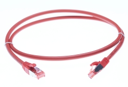 1m CAT6A S/Ftp Lszh Ethernet Network Cable | Red 004.100.1003