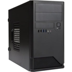 EM048 MATX Mini Tower 400W 80+ Gold USB3 EM048BK400U3GOLD