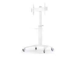 Atdec Mobile Cart White, Large Displays Upto 70", 70Kg,H/Adj Vesa Up To 600X400, 10 Yr Wty AD-TVC-70A-W