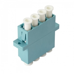 4cabling Lc/ Lc Coupler Quad Ceramic Sleeve Om3 015.002.0051