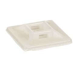 4cabling Self Adhesive Mount 28mm X 28mm - White - 100pk 003.025.0020