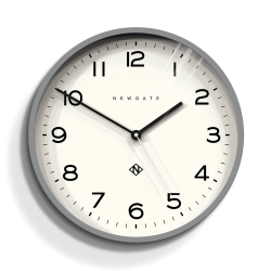 Newgate Number Three Echo Clock Silicone Grey NGNUMTHR129PGY