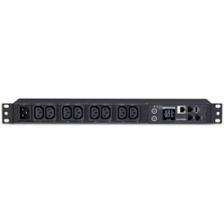 CyberPower Monitored Epdu PDU31005 1RU Horizontal 16Amp Input - Snmp Network Connection - 8x Iec-320 C13 Out -Iec-320 C20 In - 2 Yrs Adv. Replacement Wty PDU31005