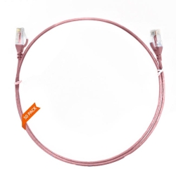 2m CAT6 Ultra Thin Lszh Ethernet Network Cable | 50 Pack Pink 004.004.7005.50PACK