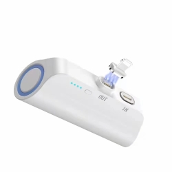 Choetech B660-Wh 3000mAh Mini Power Bank With 3 Magnetic Connectors (White) ELECHOB660WH