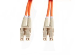 5m Lc-Lc OM1 Multimode Fibre Optic Cable: Orange FL.OM1LCLC5M
