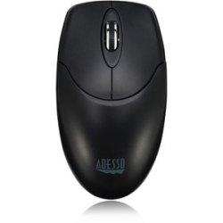 Adesso IMouse M60 Mouse - Radio Frequency - USB Type A - Optical - 3 Button(s) - Black - Wireless - 9.14 M - 2.40 GHz - 1200 Dpi - Scroll Wheel - Symmetrical - 2 X Aaa Battery Supported M60