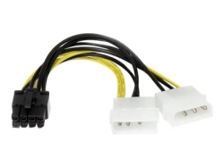 Startech.Com 15CM LP4 To 8 Pin PCIe Video Card Power Cable Adapter, Ltw LP4PCIEX8ADP