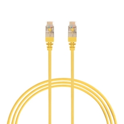 5m CAT6A RJ45 S/Ftp Thin Lszh 30 Awg Network Cable | Yellow 004.300.6007