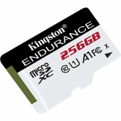 Kingston High Endurance 256 Gb Class 10/Uhs-I (U1) MicroSDXC - 1 - 95 MB/s Read - 45 MB/s Write SDCE/256GB