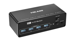 HDMI And DP Dual Monitor (8K@60Hz) Kvm Switch With 4xUSB3.0 VL-KVM9