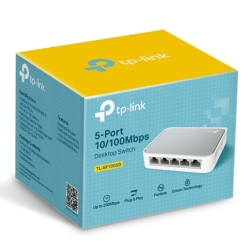 (CH)TP-Link Tl-Sf1005D 5-port 10/100M Mini Desktop Switch, 5 10/100M RJ45 Ports, Plastic Case, Supports Auto Mdi / Mdix TL-SF1005D
