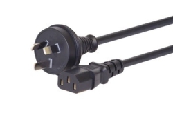 Comsol 2MTR Mains Outlet Power Cable 3PIN Aus(M) - Iec-C13(F) IEC-3P-02