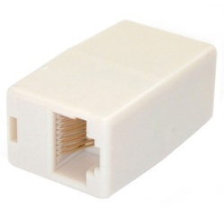 StarTech.com Cat5e RJ45 Modular Inline Coupler - Network Coupler - Rj-45 (F) - Rj-45 (F) - 1 X Rj-45 Network Female - 1 X Rj-45 Network Female - Beige RJ45COUPLER