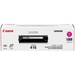 Canon CART416M Original Laser Toner Cartridge - Magenta Pack - 1500 Pages CART416M
