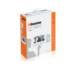 Bticino Easy Kits - 4WIRE Door Entry Kit Video Handsfree 7" 240V A.C. -1Yr S111764
