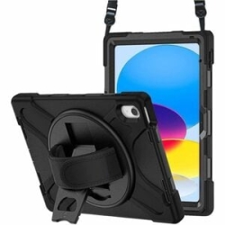 Strike Rugged Case With Hand Strap And Lanyard For Apple IPad (11th/10th Gen) CAS-STKAPPIPAD10.9RGDHSL