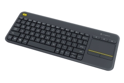 Logitech K400 Plus Touch Wireless Keyboard - Black (920-007165) LOGKEYK400BK