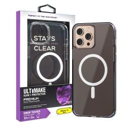 Ultimake Shockproof Transparent Magsafe Cover Case For IPhone 14 Max (Plus) MOBACCIP14M