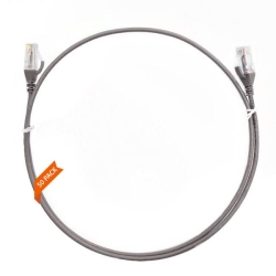 1m CAT6 Ultra Thin Lszh Ethernet Network Cable | 50 Pack Grey 004.004.9003.50PACK