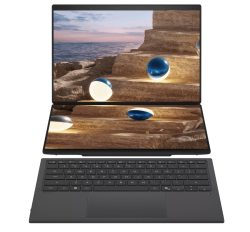 Zenbook Duo - 14" 3k Oled 144Hz T / Intel Core Ultra X7 358H (16C) / LPDDR5X 32GB / 1TB SSD / Int / Moher Gray / Win 11 Home/ Stylus / 1YR 90NB16V1-M00150