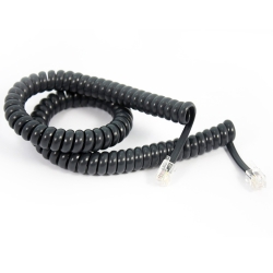 Yealink Cab-T27/9 Spiral Curly Cable For Handset T27 And T29, RJ9 (4P4C) Port For Both The Handset And The Headset Spc-2.5M CAB-T27/9