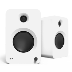 Kanto Ren 200W Powered Bookshelf Speakers With Hdmi Arc, Usb-c, And Bluetooth 5.3 - Matte White, Pair Ko-renmw-i