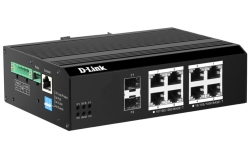 D-Link 10-Port Smart Mnaged PoE+ Switch DIS-F200G-10PS-E