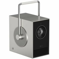 LG CineBeam Q PU600U Laser Projector - Portable, Wall Mountable, Ceiling Mountable - High Dynamic Range (Hdr) - 3840 X 2160 - Front, Ceiling - 2160p - 4K UHD - 450,000:1 - 600 Lm - Hdmi - USB - Bluetooth - Home, Outdoor, Cinema, Entertainment PU600U