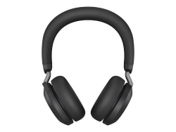 Jabra Wireless EVOLVE2 75 Ms Stereo Bluetooth Anc Headset W/Charging Stand+Link 390C Bt 27599-999-889