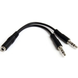 3.5mm 3 Pin Headset Splitter MUYHSFMM