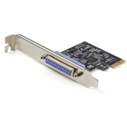 StarTech.com Parallel Adapter - Half-height/Low-profile Plug-in Card - 1 - PCI Express 2.0 X1 - Pc, Linux - 1 X Number Of Parallel Ports External PEX1P2