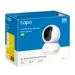 TP-Link TC71 Pan/Tilt Home Security Wi-Fi Camera, 2K, 3MP (2304x1296), Two-Way Audio, Sound & Light Alarm, Motion Detect TC71