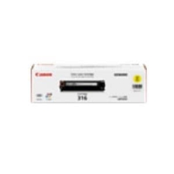 Canon CART316Y Original Laser Toner Cartridge - Yellow Pack - 1500 Pages CART316Y