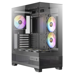 Antec CX700 Argb - Black, Mid Tower, ATX/Micro-ATX/ITX, 270° Tempered Glass, Usb-c, 3× Argb Pwm Fans, 360mm Radiator, 1Yr Wty CX700 Argb