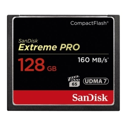 SanDisk Extreme Pro Cfxp 128GB CompactFlash 160MB/s (Sdcfxps-128G) FFCSAN128GCFE160