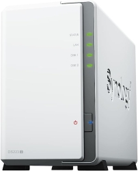 Synology DiskStation DS223J 2-Bay 3.5" Sata Hdd/ 2.5" Sata SSD/ 4-core 1.7 GHz / 1 Gb DDR4 Non-ECC / 2-year Hardware Warranty DS223